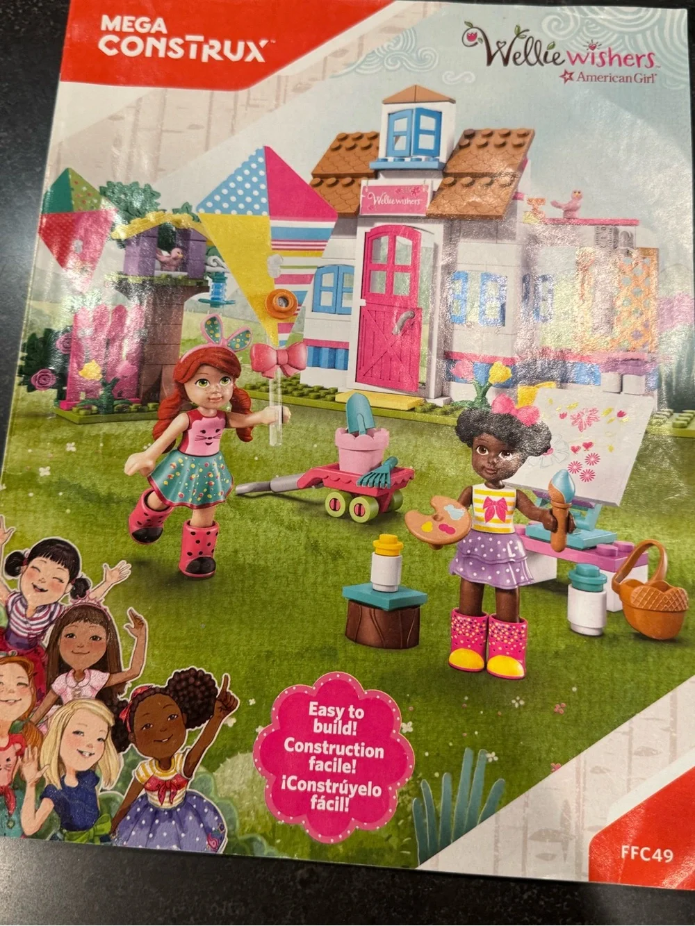 American Girl Mega Construx with Welliewishers Playful Playhouse 253 piece